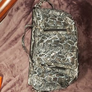 GENNA de Rossi XLarge purse snake‎ skin